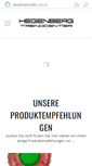 Mobile Screenshot of hegenbergcenter.de